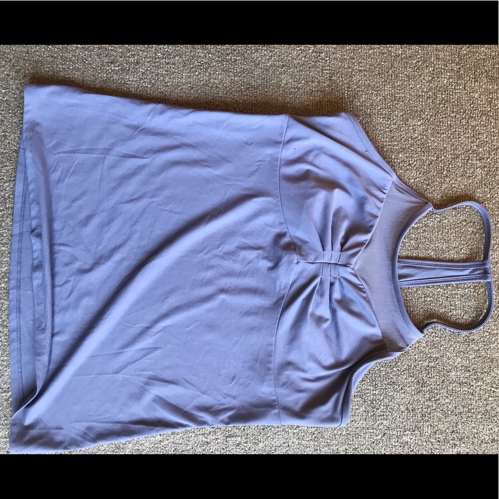 Dark lavender Fabletics workout tank